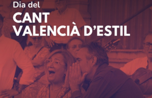 Celebración del Día del Cant Valencià d’Estil por parte del Institut Valencià de Cultura