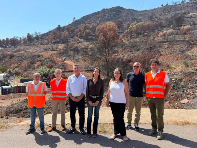 La Generalitat destina 330.000 euros para estabilizar talud en La Vilavella afectado por incendio
