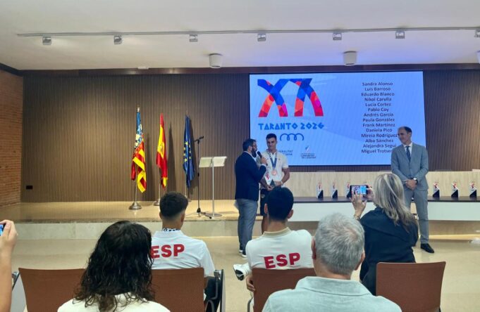 La Generalitat reconoce a la delegación de la Comunitat Valenciana en los Juegos Mediterráneos 2026