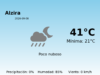 El tiempo en Alzira hoy, 8 de Septiembre de 2026