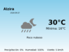El tiempo en Alzira hoy, 27 de Septiembre de 2026