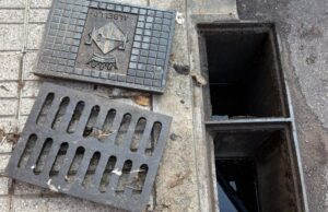 La lluvia se va, el peligro queda: alertan de alcantarillas abiertas en Alzira