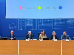 Recepción de fiscales eslovenos en la Ciudad de la Justicia de València