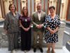 Reunión del vicepresidente José Díez con la presidenta de la Acadèmia Valenciana de la Llengua, Maria Àngels Francés